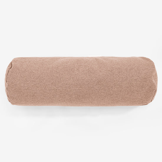 Nackenrolle Kissen 20 x 55cm - Interalli Wolle Sand 02