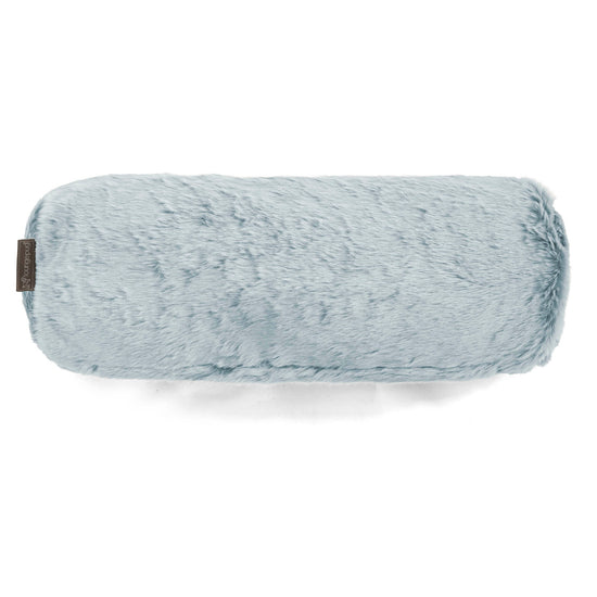 Nackenrolle Kissen 20 x 55cm - Kaninchen Kunstfell Pastellblau 02