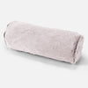 Nackenrolle Kissen 20 x 55cm - Kaninchen Kunstfell Pastellrosa 01