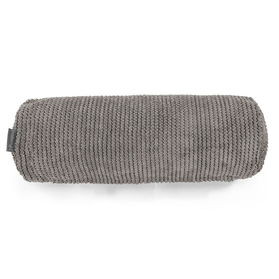 Nackenrolle Kissen 20 x 55cm - Pom-Pom Anthrazit 02