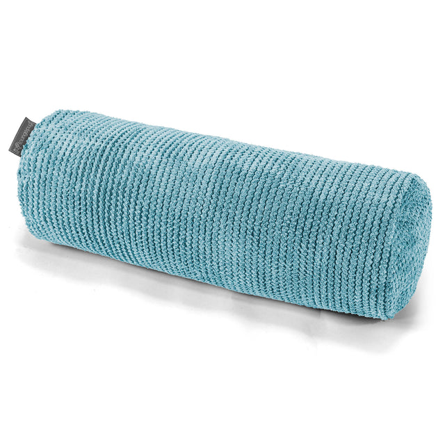 Nackenrolle Kissen 20 x 55cm - Pom-Pom Türkis 01