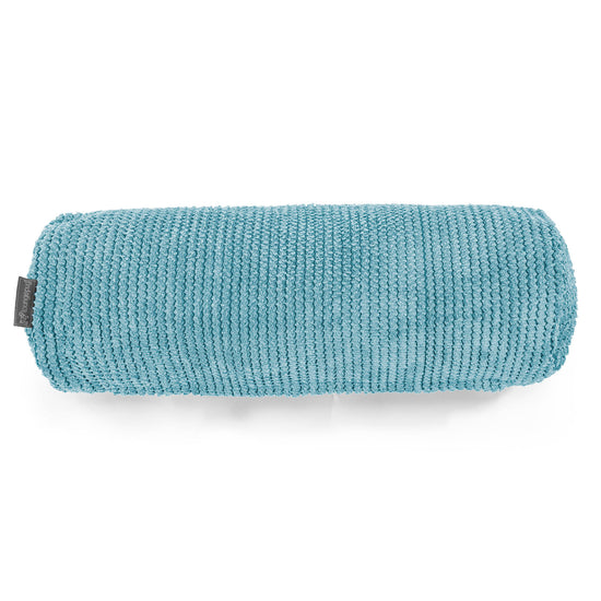 Nackenrolle Kissen 20 x 55cm - Pom-Pom Türkis 02