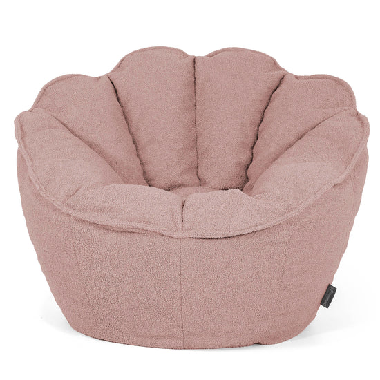 Natalia Sacco Sitzsack Stuhl - Bouclé Pink_01