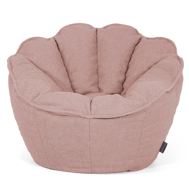 Natalia Sacco Sitzsack Stuhl - Bouclé Pink_01