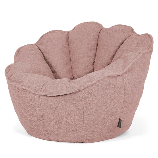 Natalia Sacco Sitzsack Stuhl - Bouclé Pink_02
