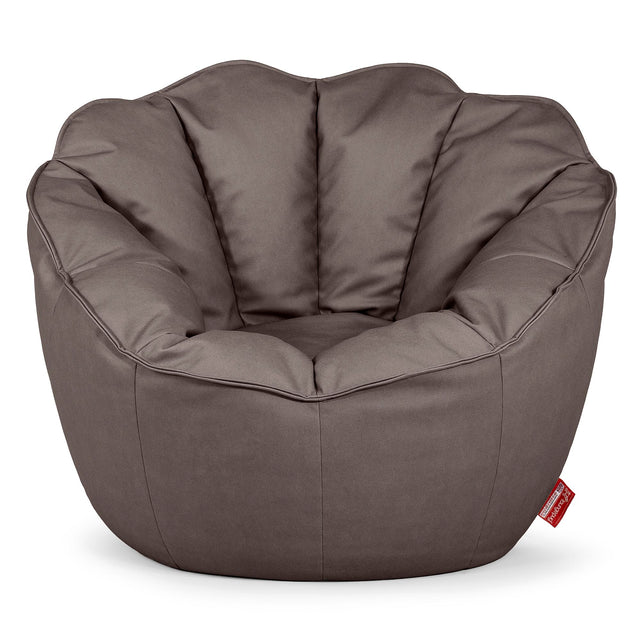 Natalia Sacco Sitzsack Stuhl - Veganes Leder Schoko 01