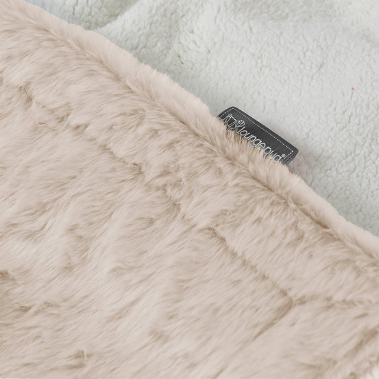 Sherpa-Decke - Kaninchen Kunstfell Goldbraun 02