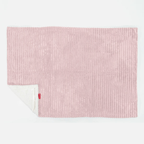 Sherpa-Decke - Cord Rosa 02