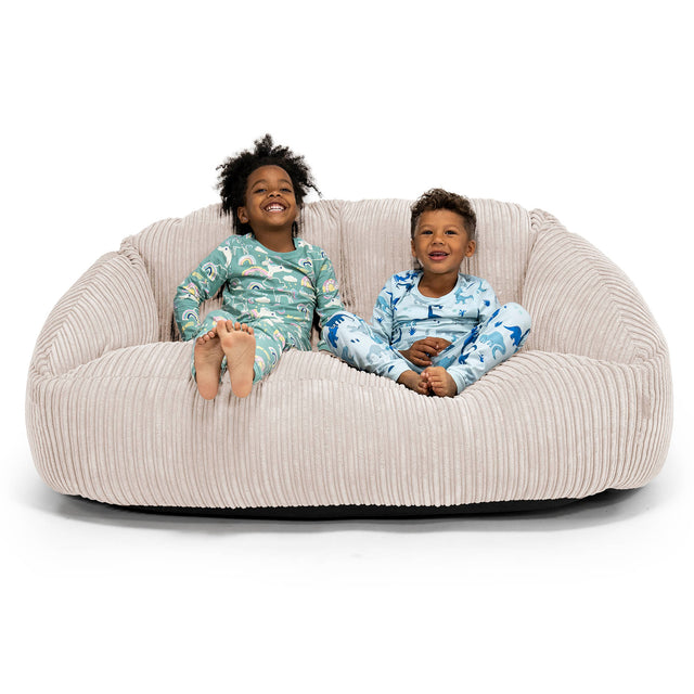 Riesen Bubble Kinder Sofa 3-14 Jahre - Cord Creme 01