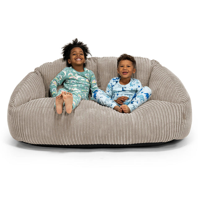 Riesen Bubble Kinder Sofa 3-14 Jahre - Cord Nerzfarben 01