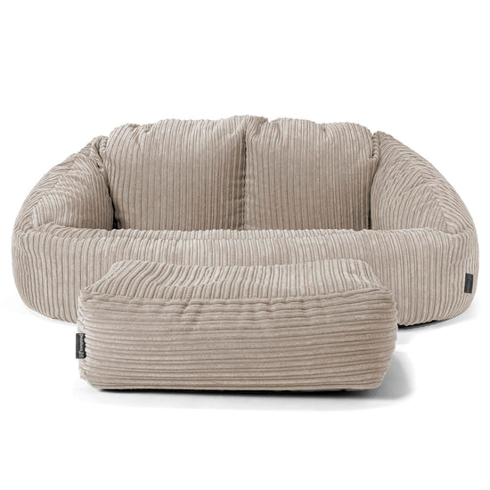 Riesen Bubble Kinder Sofa 3-14 Jahre - Cord Nerzfarben 02