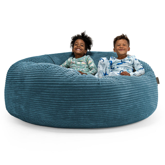 Riesen Familiengröße Kinder Sitzsack 3-14 Jahre - Cord Marineblau 01