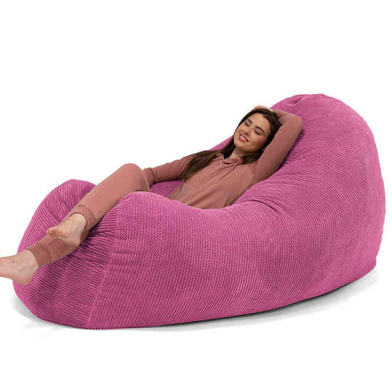 Riesen Sitzsack Couch - Pom-Pom Pink 02