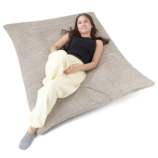 Sitzsack XXL - Cord Nerzfarben 02