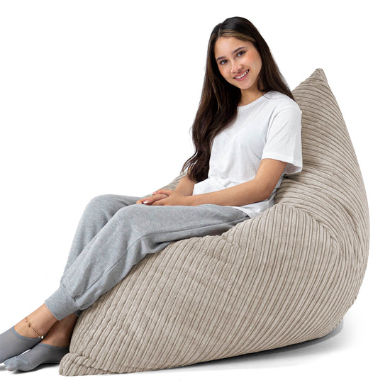 Sitzsack XXL - Cord Nerzfarben 04