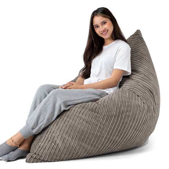 Sitzsack XXL - Cord Schiefergrau 03