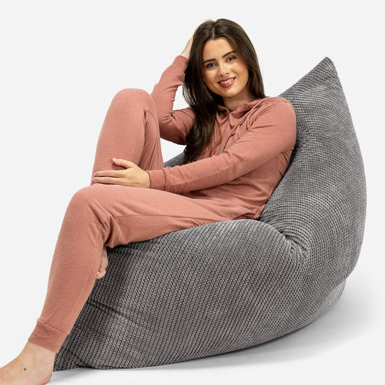 Sitzsack XXL - Waffle Cord Anthrazit 04