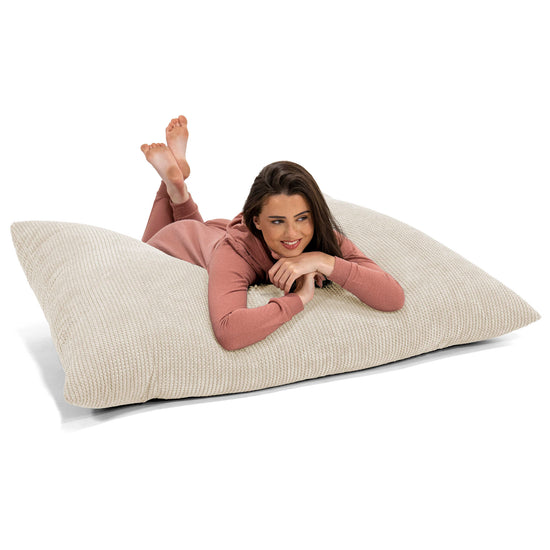 Sitzsack XXL - Pom-Pom Creme 03
