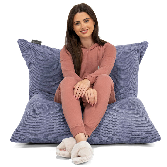 Sitzsack XXL - Pom-Pom Lila 03