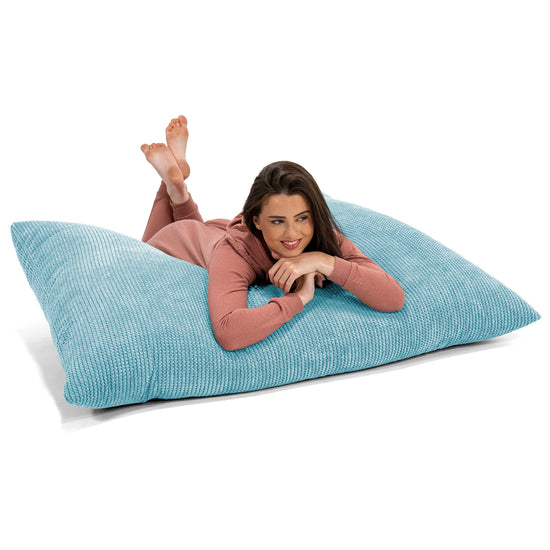 Sitzsack XXL - Pom-Pom Türkis 03