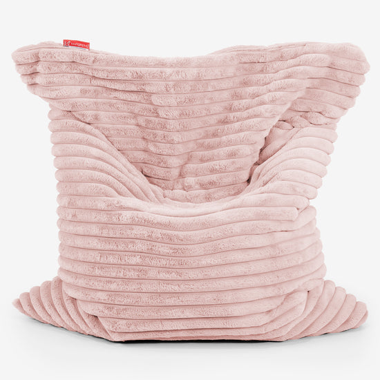 Sitzsack XXL - Ultra Plüsch Cord Pastellrosa 01