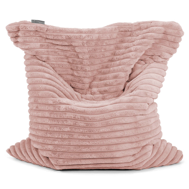 Sitzsack XXL - Ultra Plüsch Cord Pastellrosa 01
