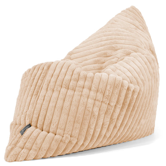 Sitzsack XXL - Ultra Plüsch Cord Pfirsich 02
