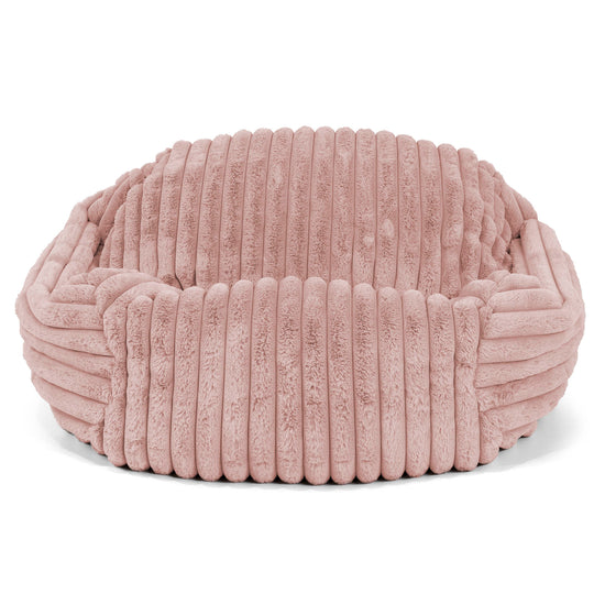 Sabine Sitzsack Sessel - Ultra Plüsch Cord Pastellrosa 01