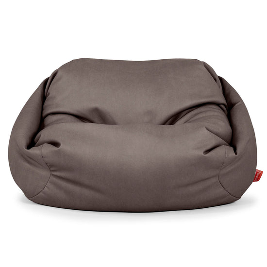 Sabine Sitzsack Sessel - Veganes Leder Schoko 02