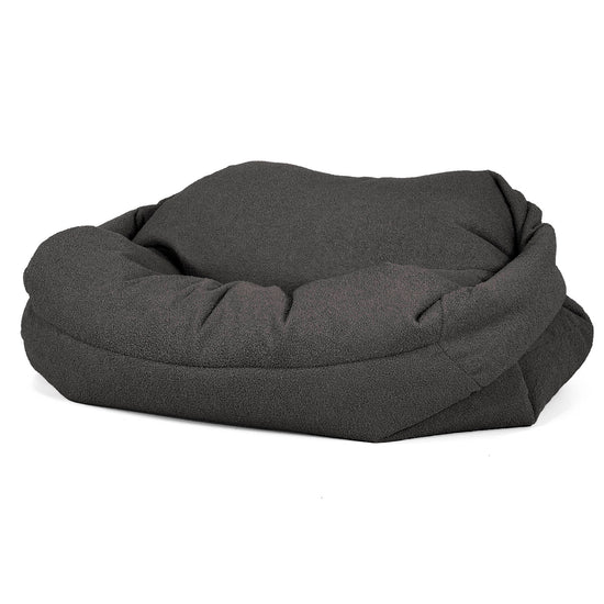 Sabine Sitzsack Sofa - Bouclé Graphitgrau_02