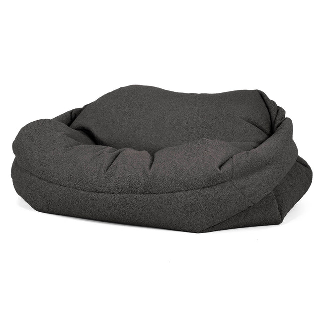 Sabine Sitzsack Sofa - Bouclé Graphitgrau_02