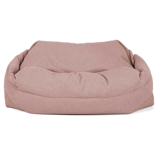 Sabine Sitzsack Sofa - Bouclé Pink_01