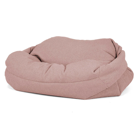 Sabine Sitzsack Sofa - Bouclé Pink_02