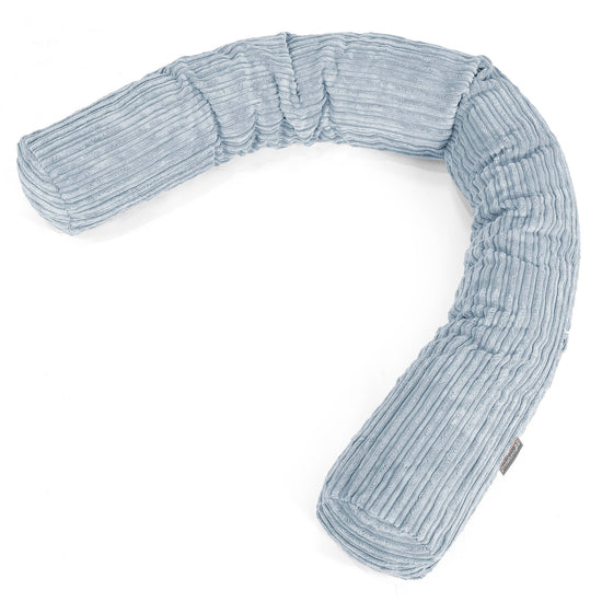 Seitenschläferkissen XXL - Cord Baby Blau 01