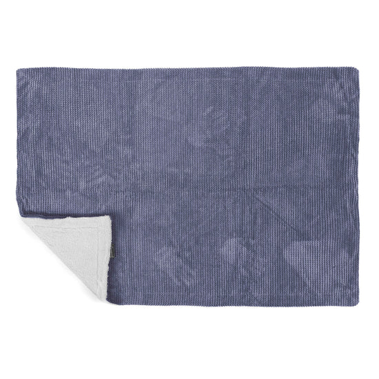 Sherpa-Decke - Pom-Pom Lila 03