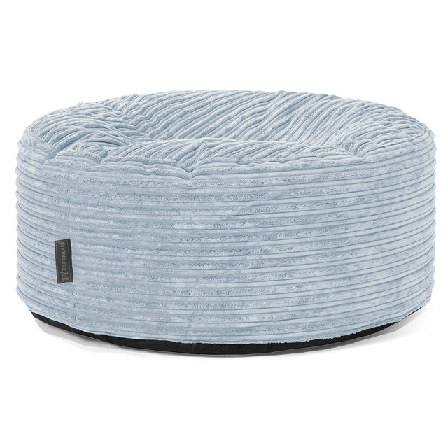Sitzhocker Pouf - Cord Baby Blau 01