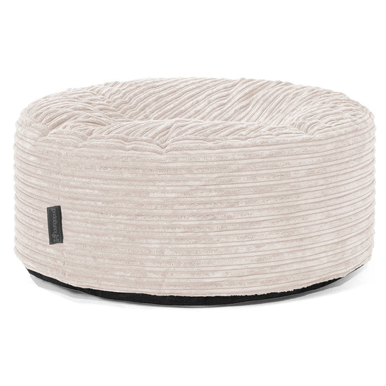 Sitzhocker Pouf - Cord Creme 01