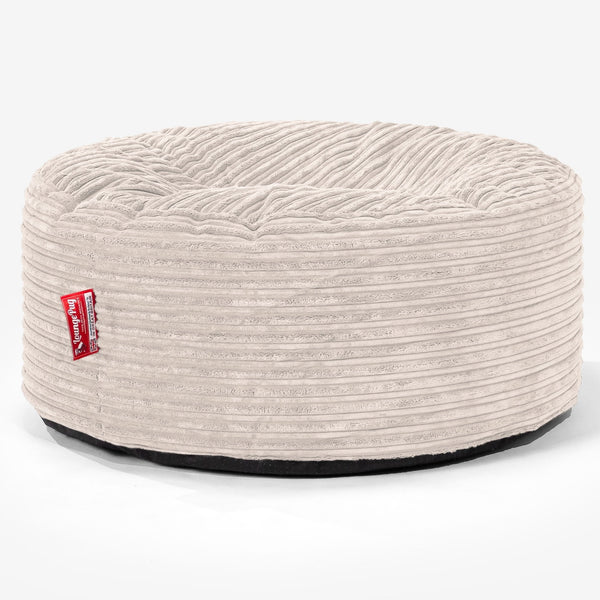 Sitzhocker Pouf - Cord Creme 01
