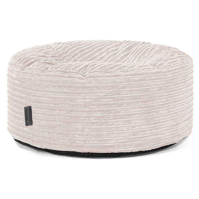 Sitzhocker Pouf - Cord Creme 01
