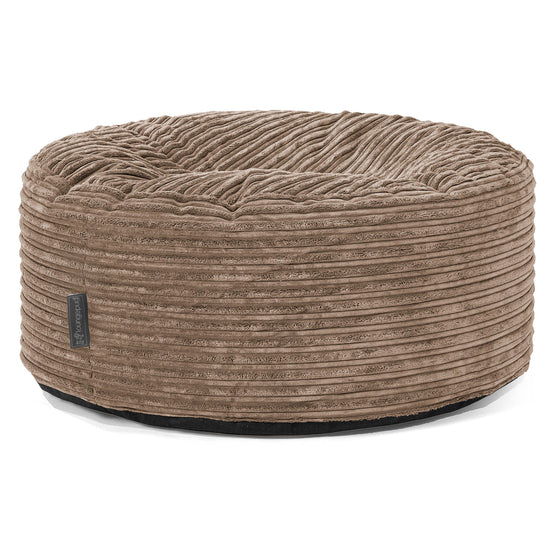 Sitzhocker Pouf - Cord Mocca 01