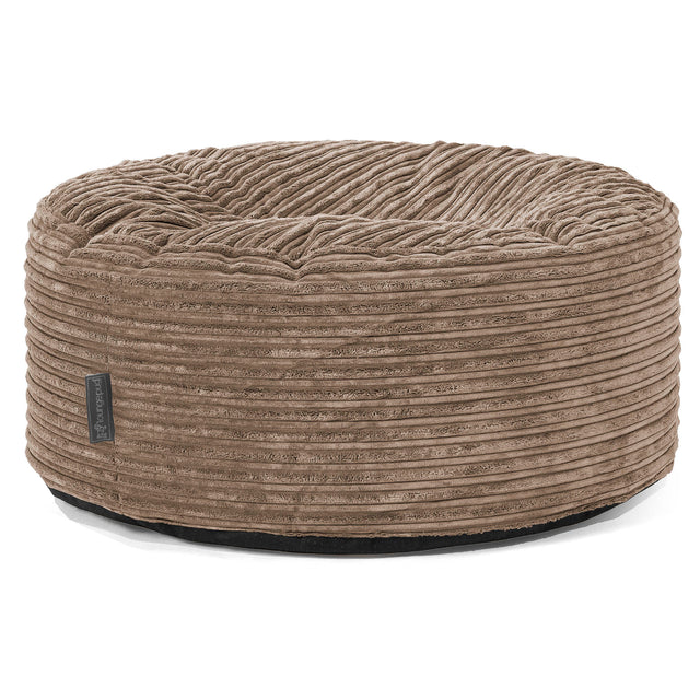 Sitzhocker Pouf - Cord Mocca 01
