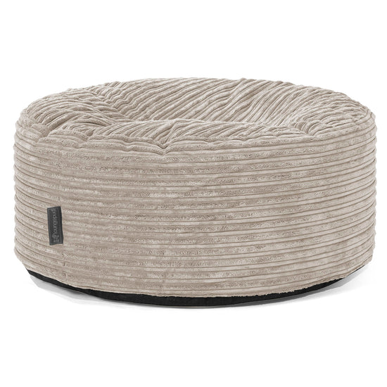 Sitzhocker Pouf - Cord Nerzfarben 01
