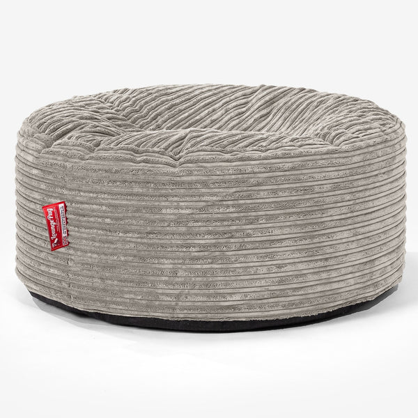 Sitzhocker Pouf - Cord Nerzfarben 01