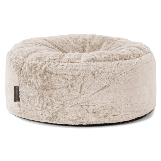 Sitzhocker Pouf - Kaninchen Kunstfell Goldbraun 01