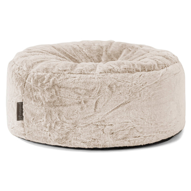 Sitzhocker Pouf - Kaninchen Kunstfell Goldbraun 01