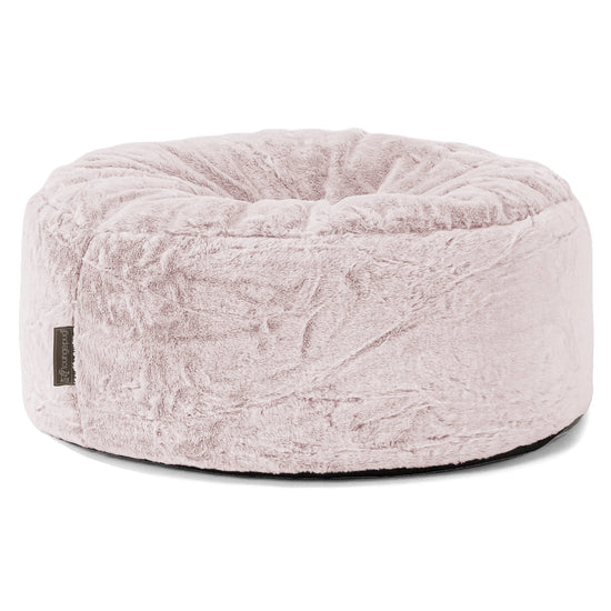Sitzhocker Pouf - Kaninchen Kunstfell Pastellrosa 01