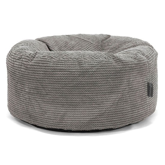 Sitzhocker Pouf - Pom-Pom Anthrazit 01