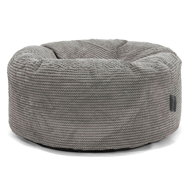 Sitzhocker Pouf - Pom-Pom Anthrazit 01