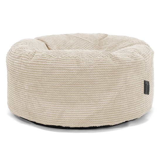 Sitzhocker Pouf - Pom-Pom Creme 01