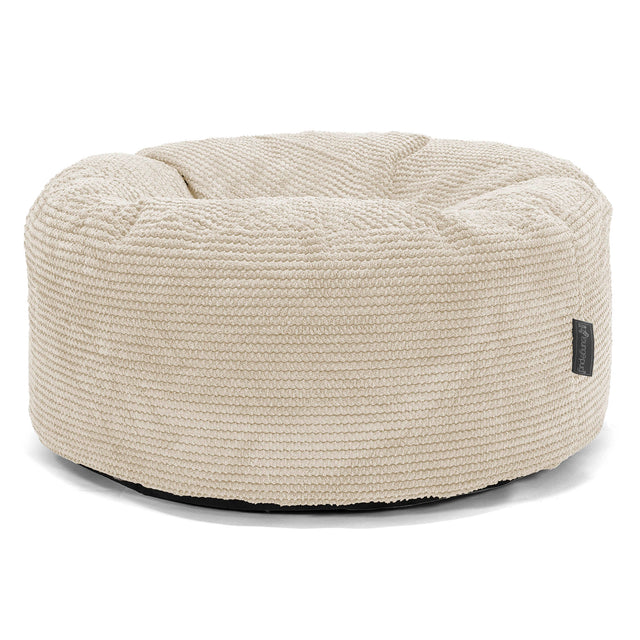 Sitzhocker Pouf - Pom-Pom Creme 01